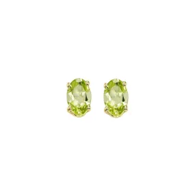 14Kt Yellow Gold Peridot 3/4Ctw Earring