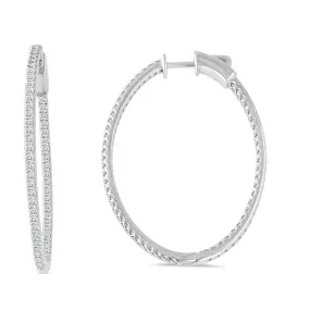 14KW LARGE OVAL DIAMOND HOOP 30M/40M (118HP401312W14DI1)