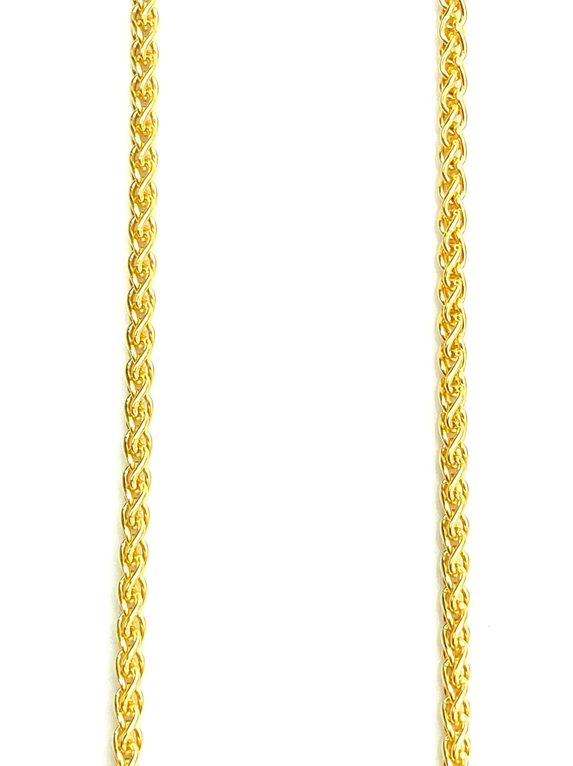 18” 20” 22” 24” 14K Gold Filled Wheat Chain , Sku#SM473