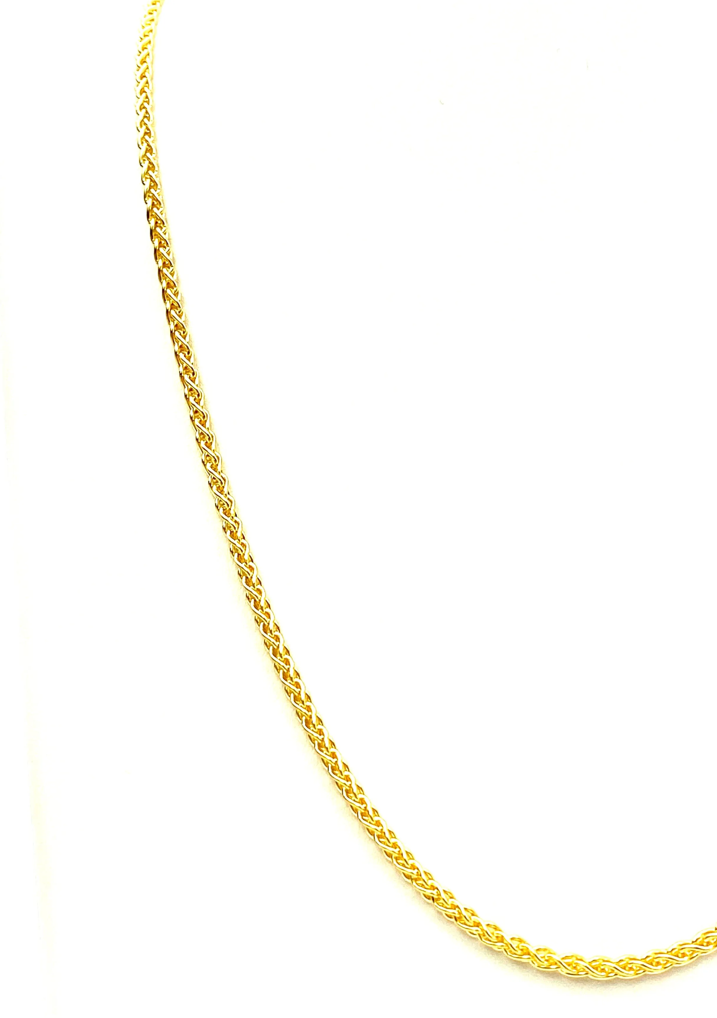18” 20” 22” 24” 14K Gold Filled Wheat Chain , Sku#SM473