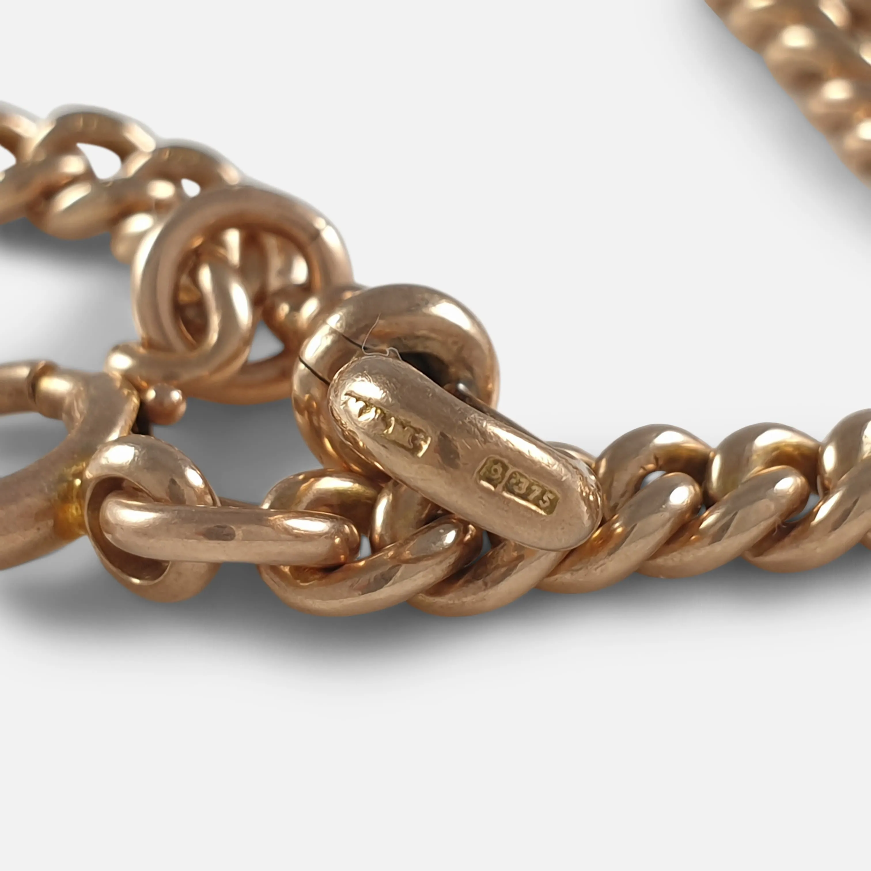 9ct Yellow Gold Double Albert Watch Chain - 51.8 grams