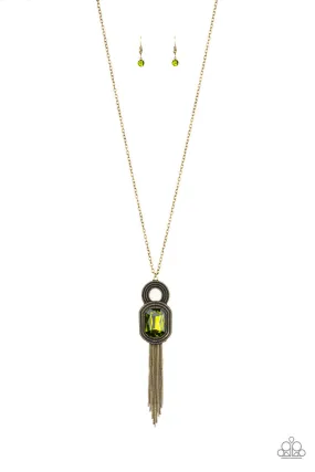 A Good TALISMAN Is Hard to Find Green Paparazzi Necklace