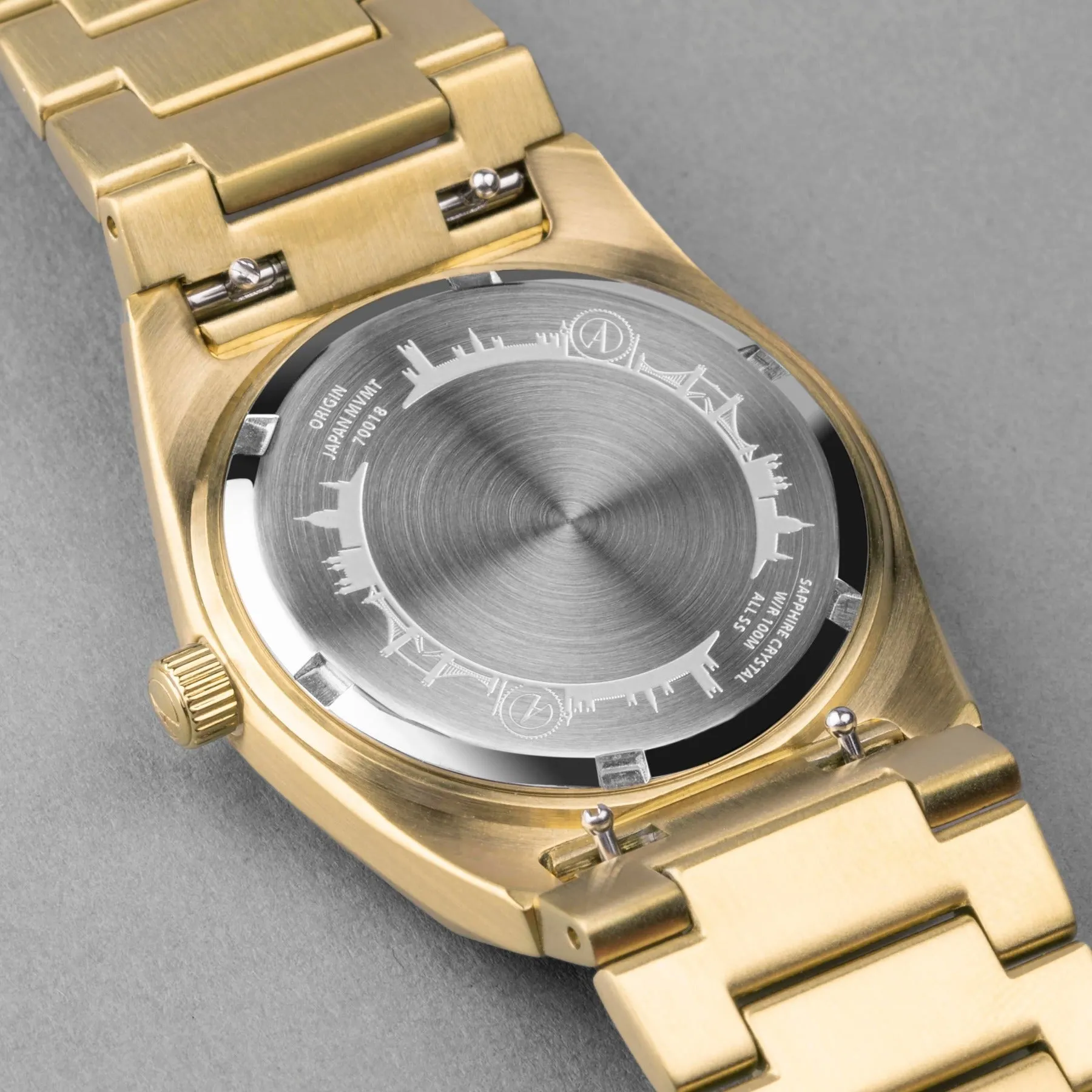 Accurist Gold Stainless Steel Ladies Bracelet Watch