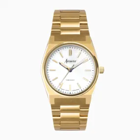 Accurist Gold Stainless Steel Ladies Bracelet Watch