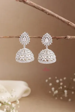 AD Silverpolish Tilak Jhumka - Design 2