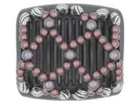 African Butterfly Chameleon Hair Comb - Ndalena Black 29