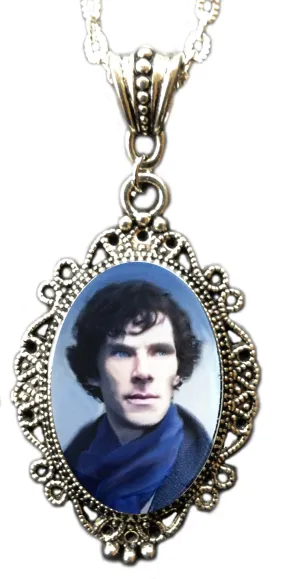Alkemie Benedict Cumberbatch As Sherlock Holmes Cameo Necklace