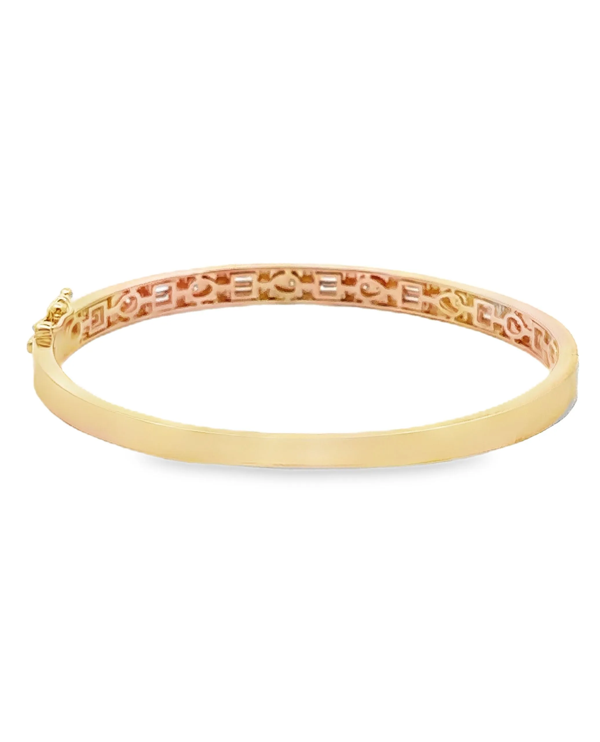 Allison Kaufman 14K Yellow Gold Bangle with Diamonds