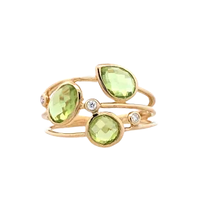 Allison Kaufman Co. Yellow Gold Contemporary Style Ring