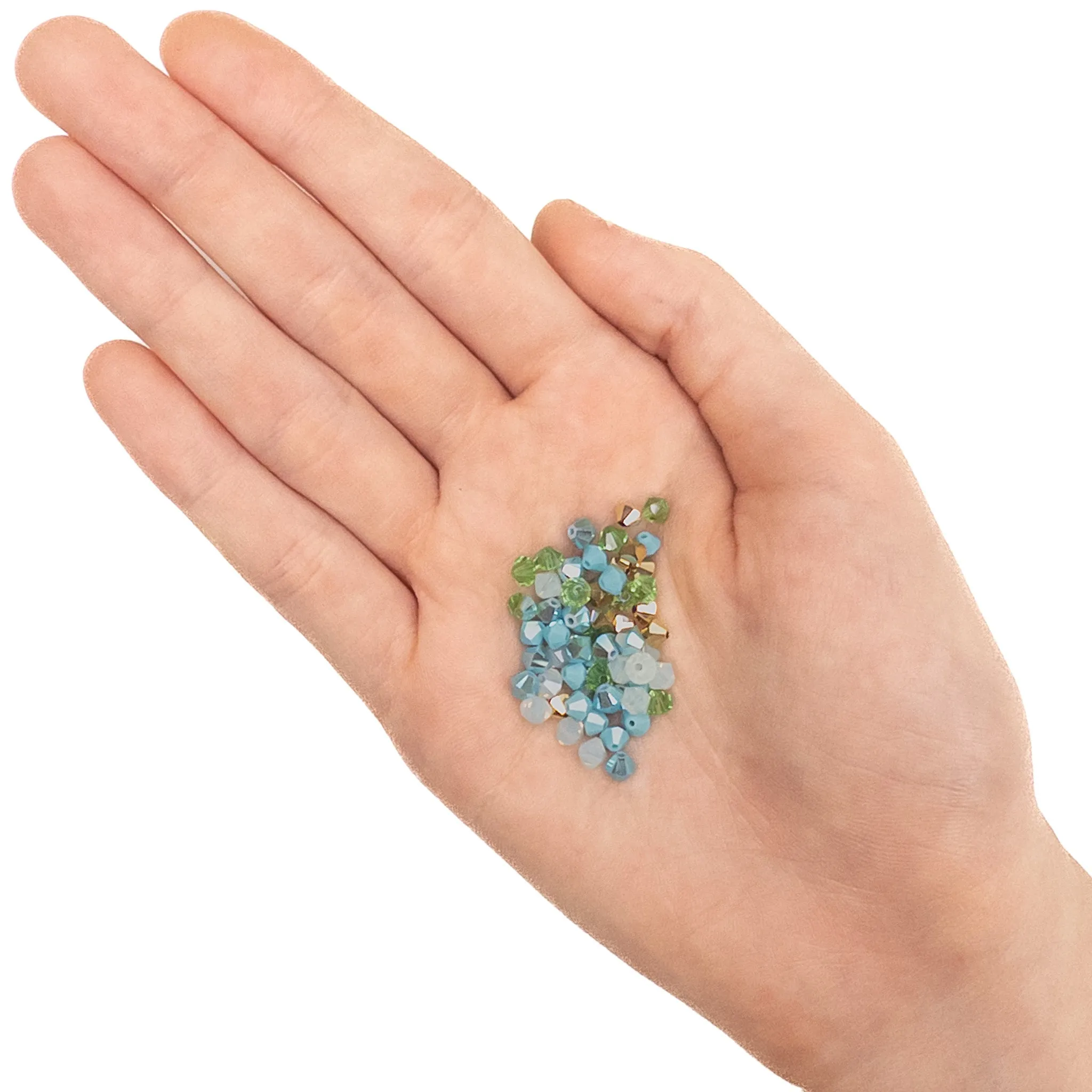 Beach Summer: Crystal 4mm Bicone Palette - 60 pcs. (MIX058)