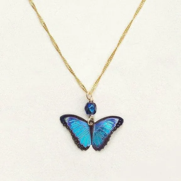 Bindi Butterfly Pendant Necklace