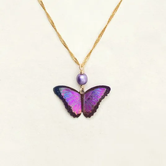 Bindi Butterfly Pendant Necklace
