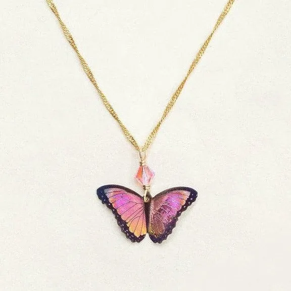 Bindi Butterfly Pendant Necklace