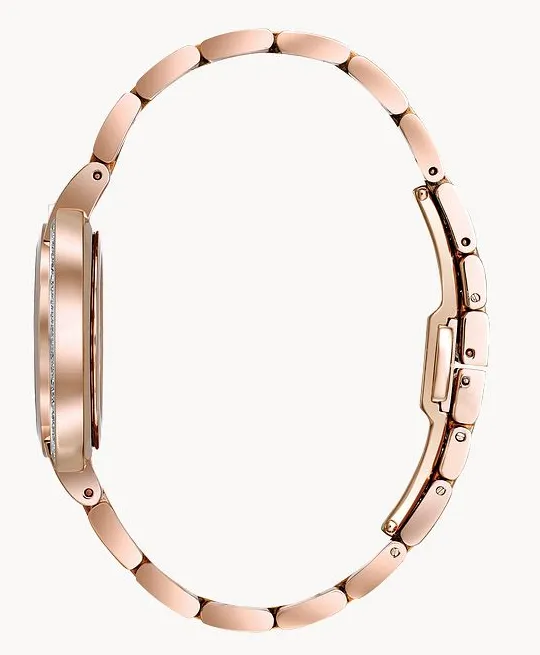 Bulova "Rubiyat" Diamond Rose Gold Tone Watch (I7132)