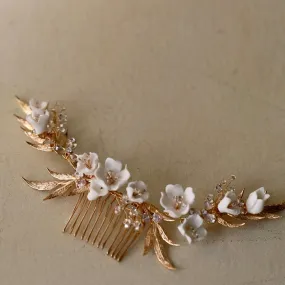 C201. blossom hair comb