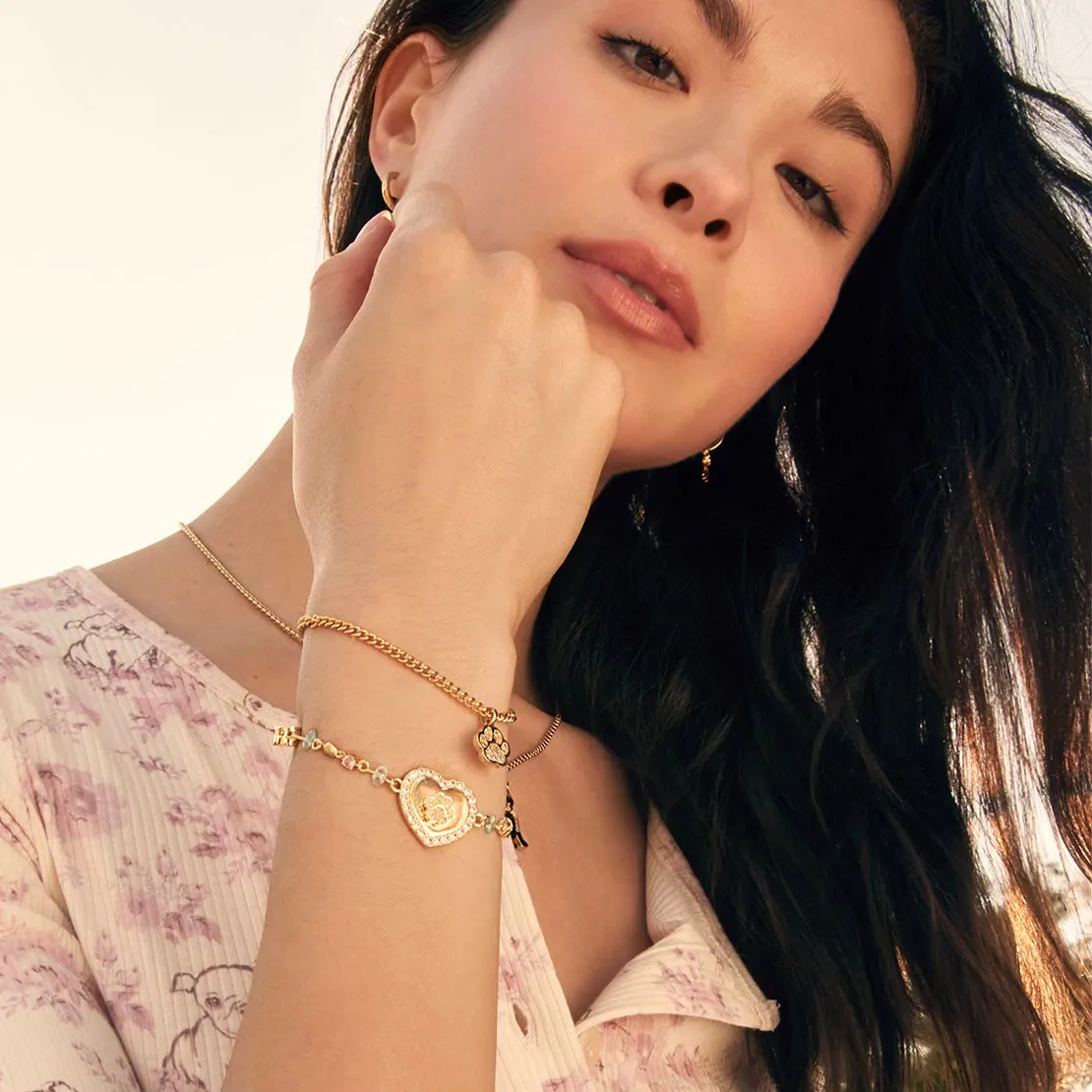 Cloud Haven Chain Pawprint Bracelet
