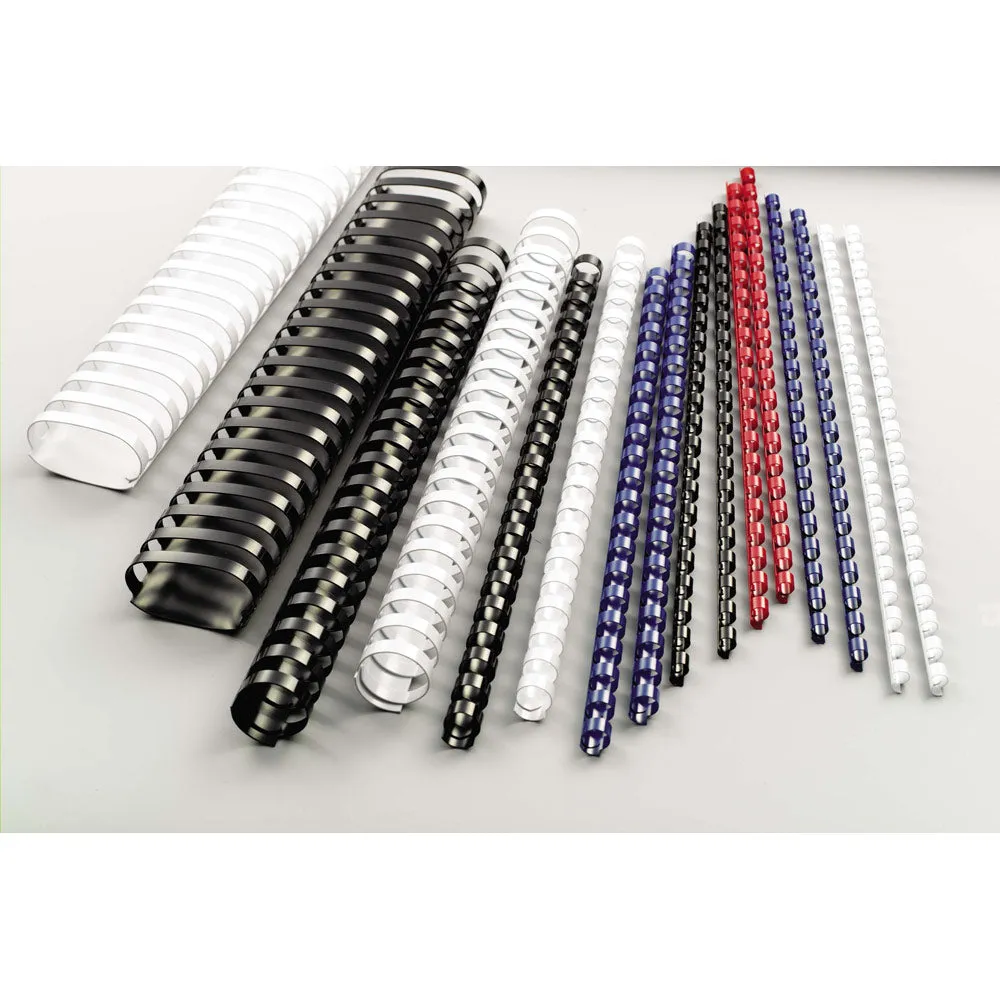 Comb Binding Spiral 8mm Plastic - Blue
