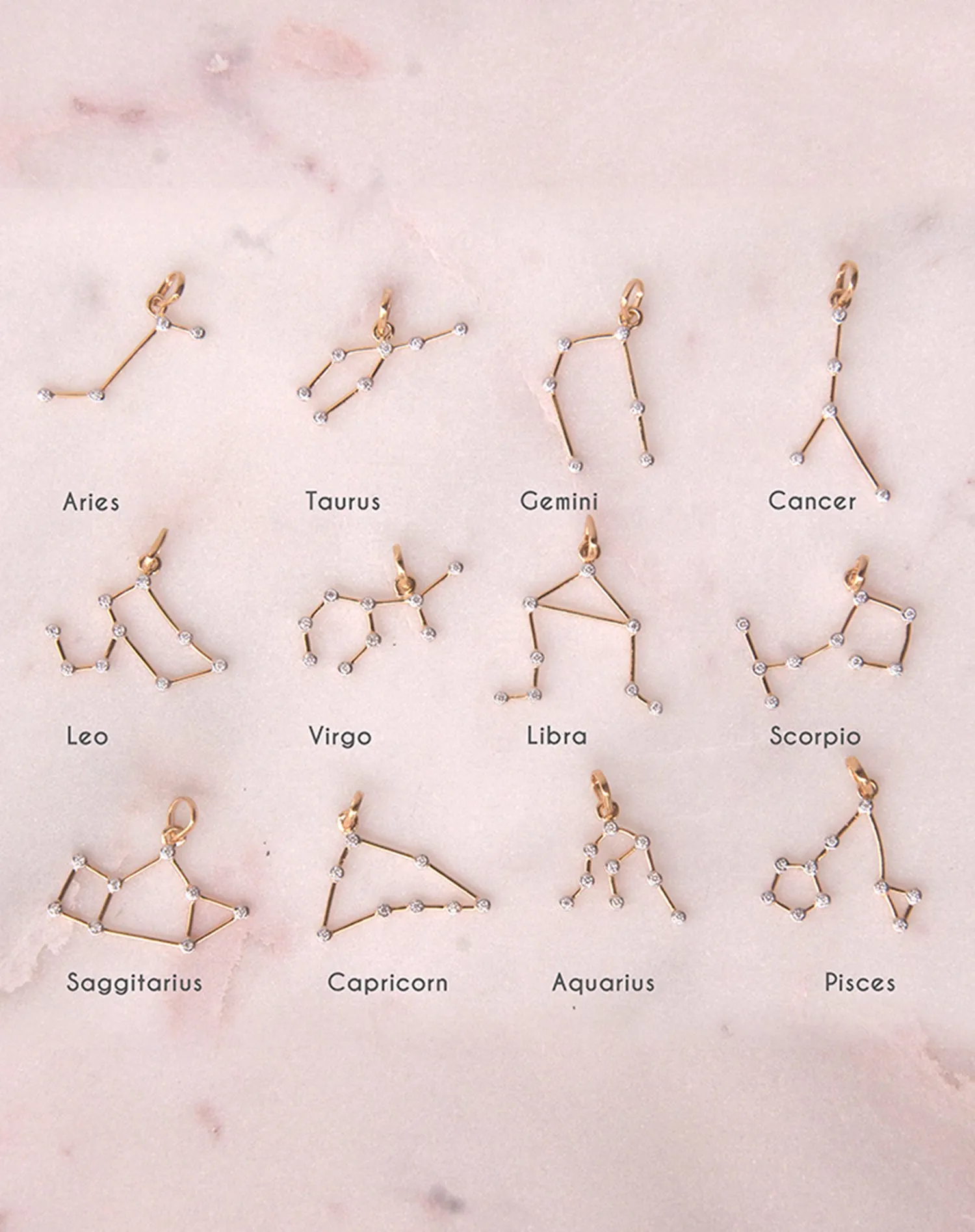 Constellation Charm Pendant - Capricorn