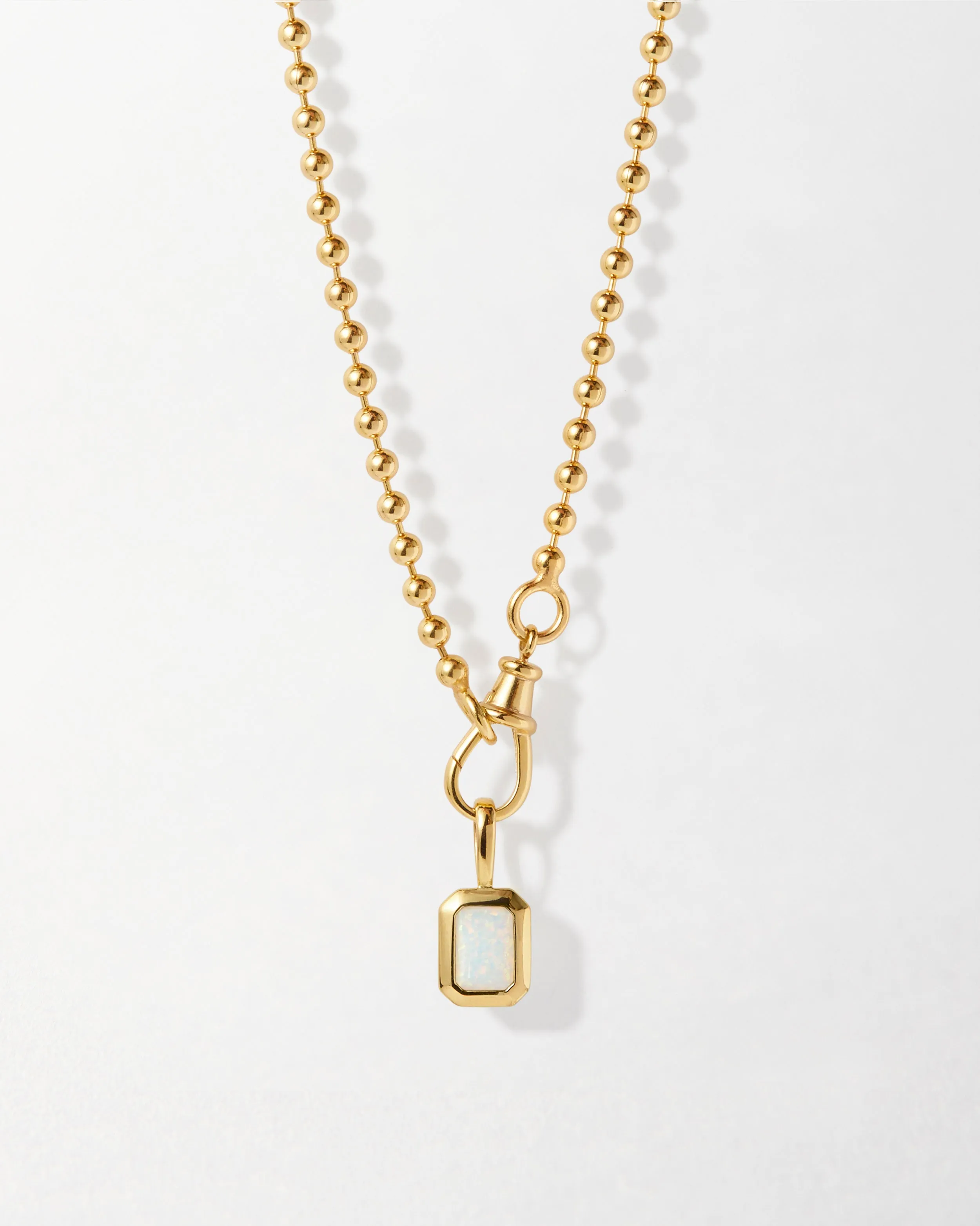Deco Birthstone Globe Necklace