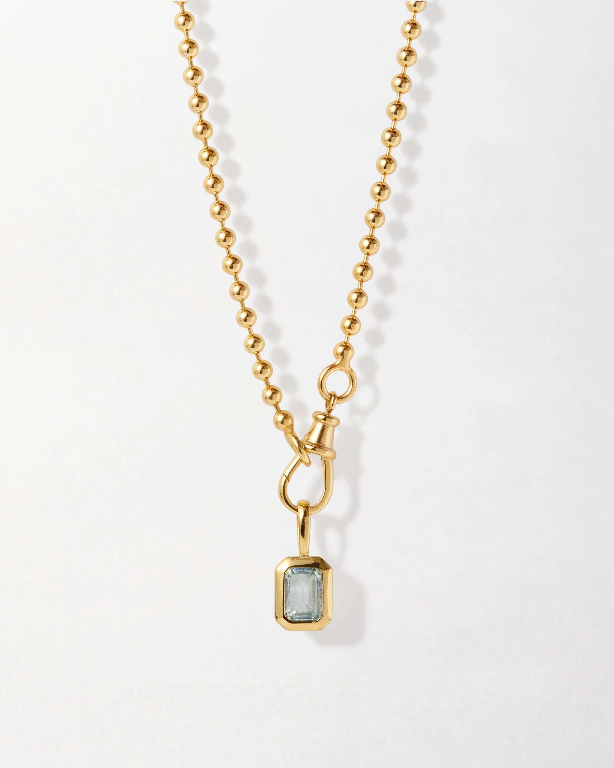 Deco Birthstone Globe Necklace