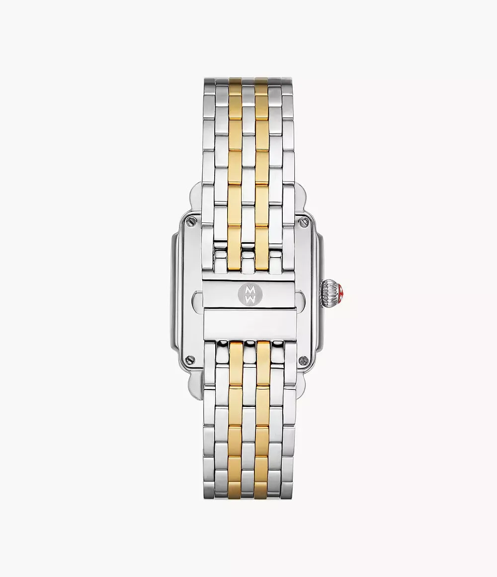Deco Mid Two-Tone Diamond Dial Watch MWW06V000042