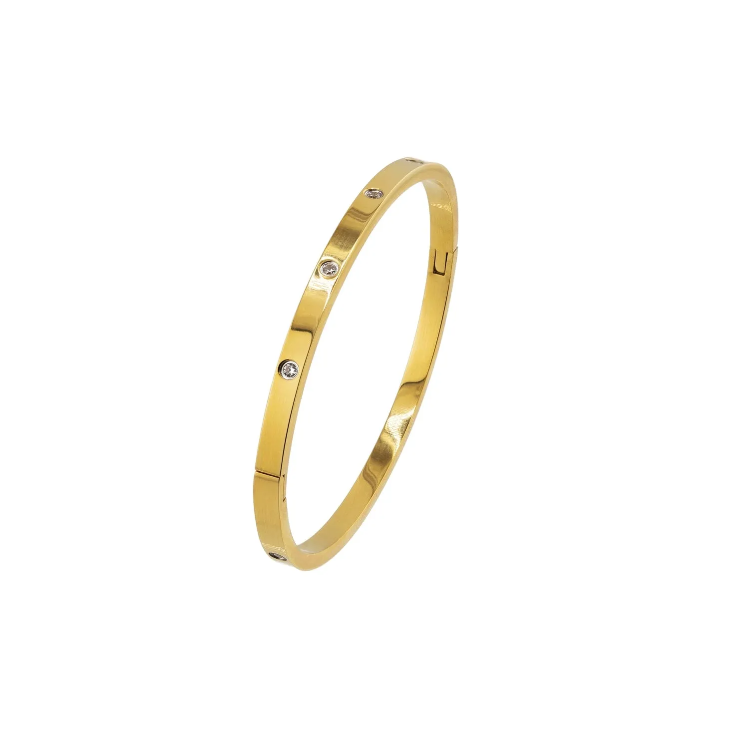 Diamond Bangle, Gold