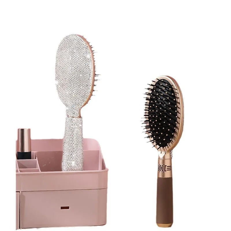 Diamond Makeup Massager Comb Hair Brush Air Cushion Comb Vent Brush
