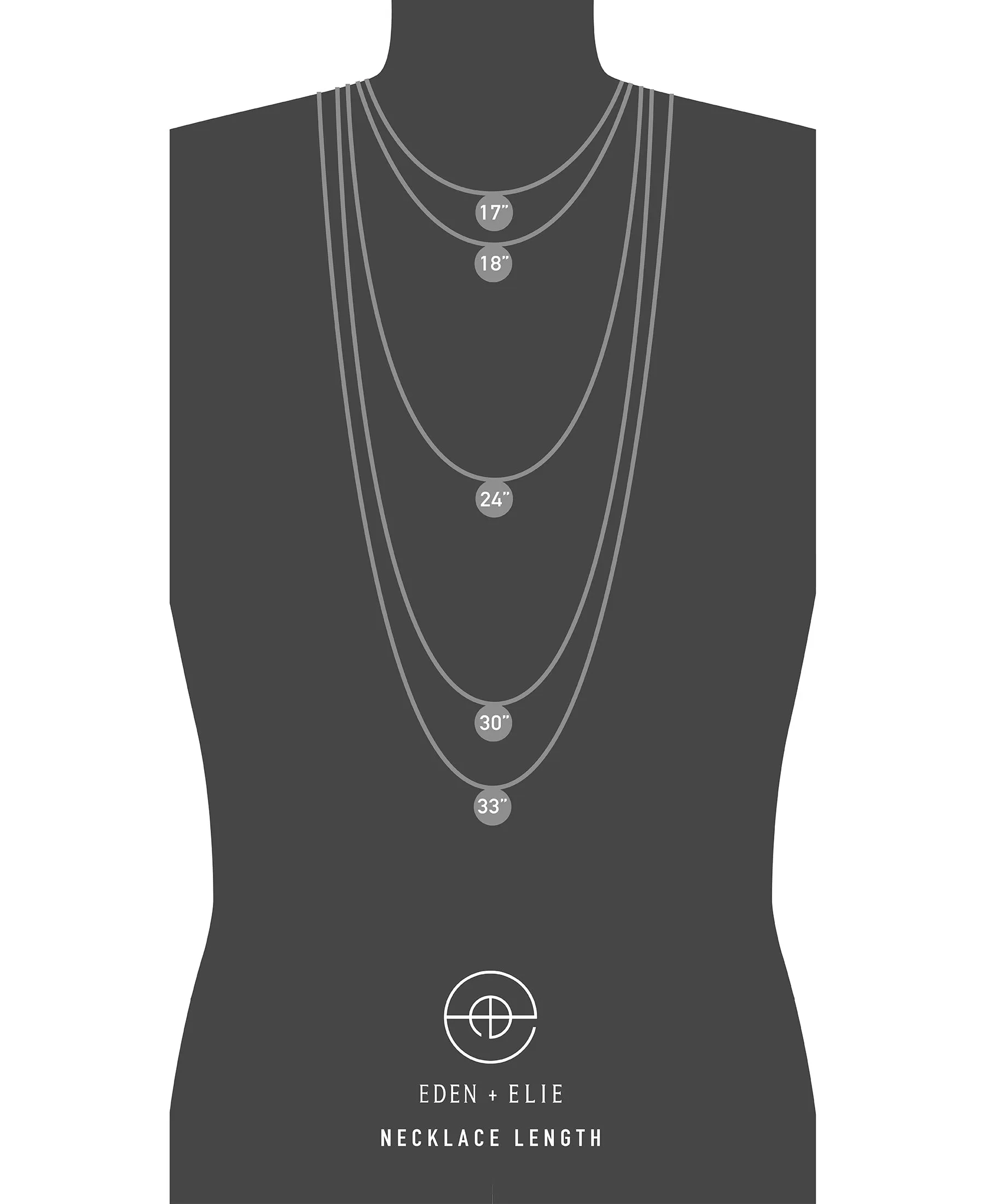 EDEN   ELIE Everyday Adjustable Length Necklace   Bangle Set - mist blue