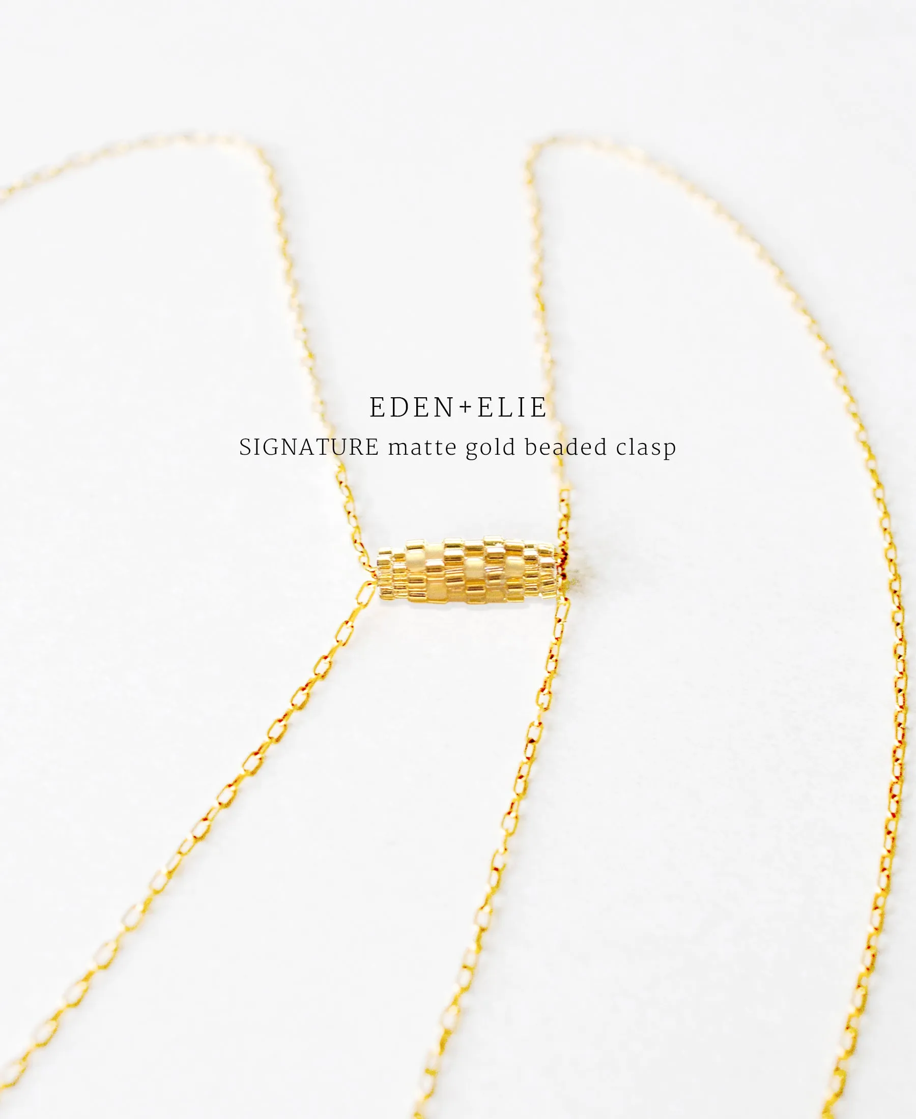 EDEN   ELIE Everyday Adjustable Length Necklace   Bangle Set - mist blue