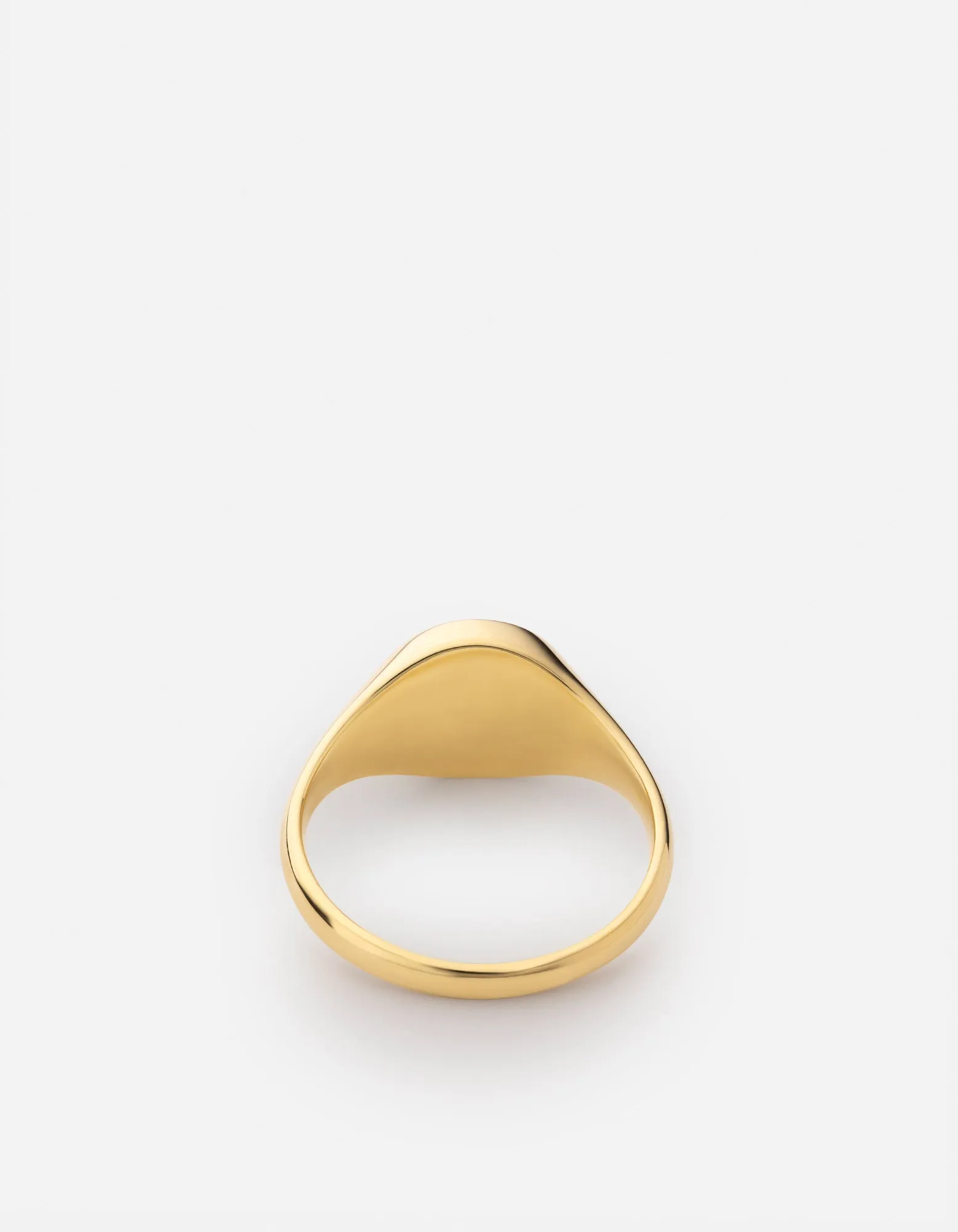 Empire Ring, Gold Vermeil/Green