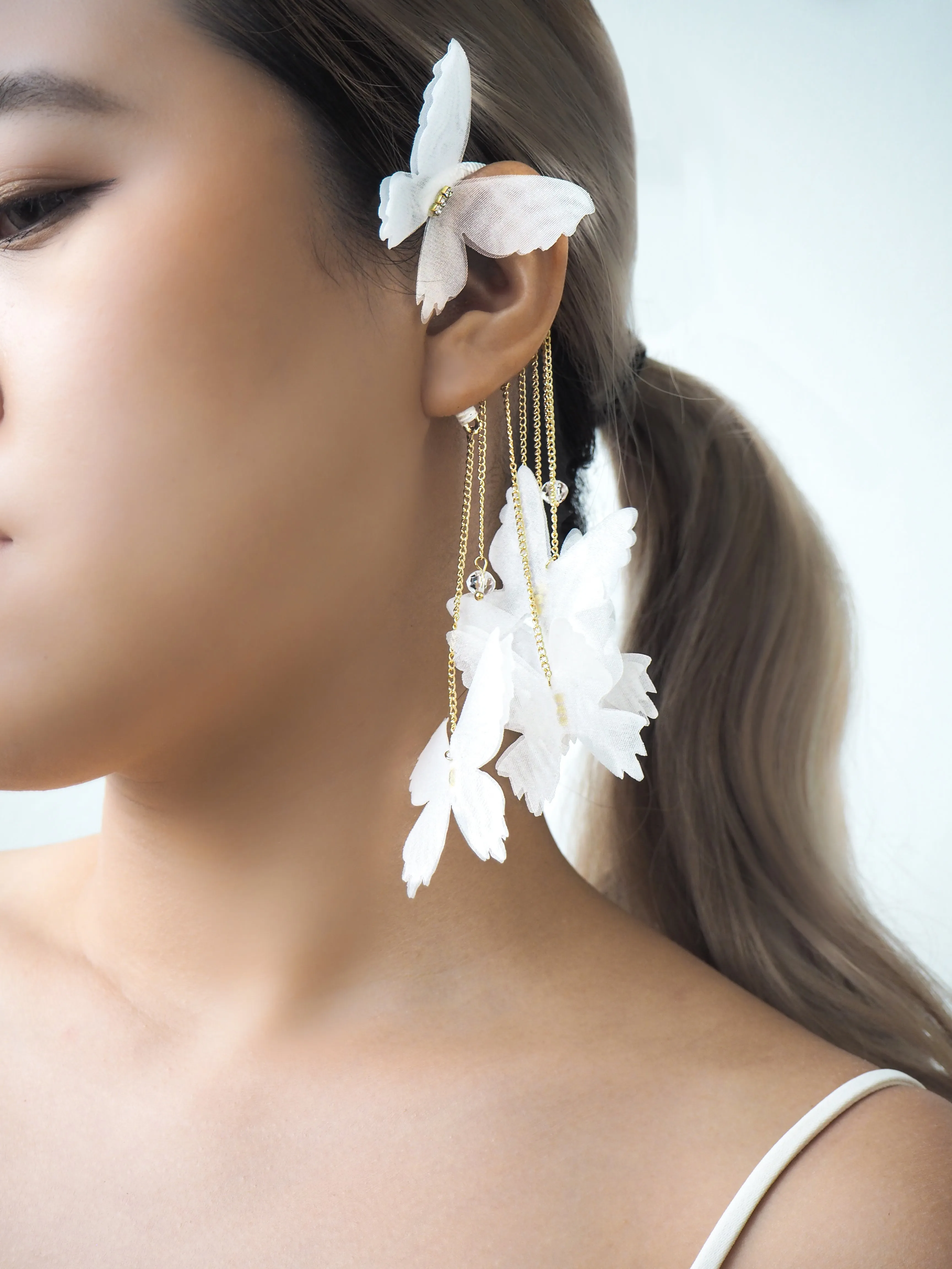 Ethereal Butterfly Hook Earrings