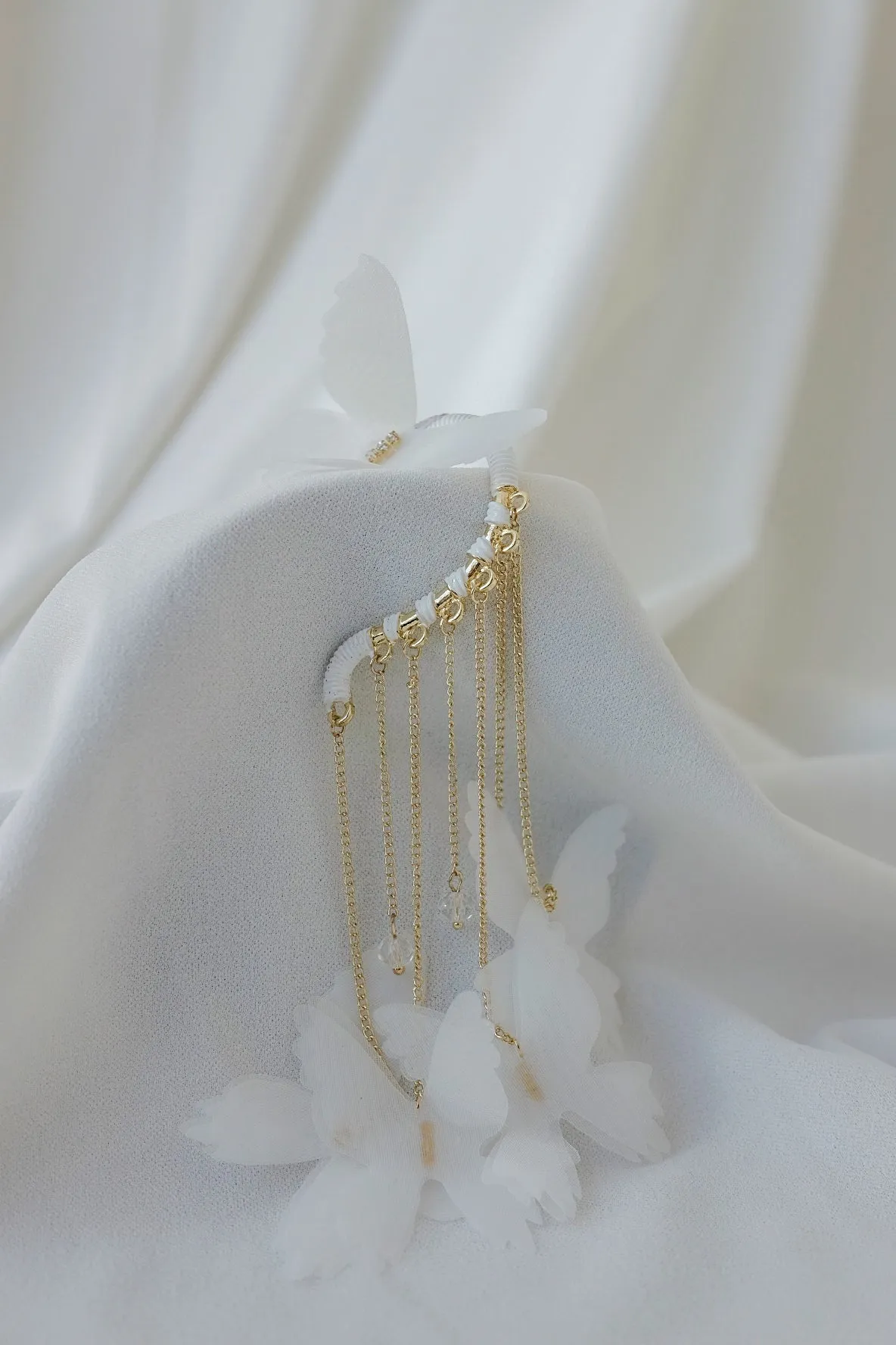Ethereal Butterfly Hook Earrings