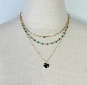 Evergreen Trio Necklace