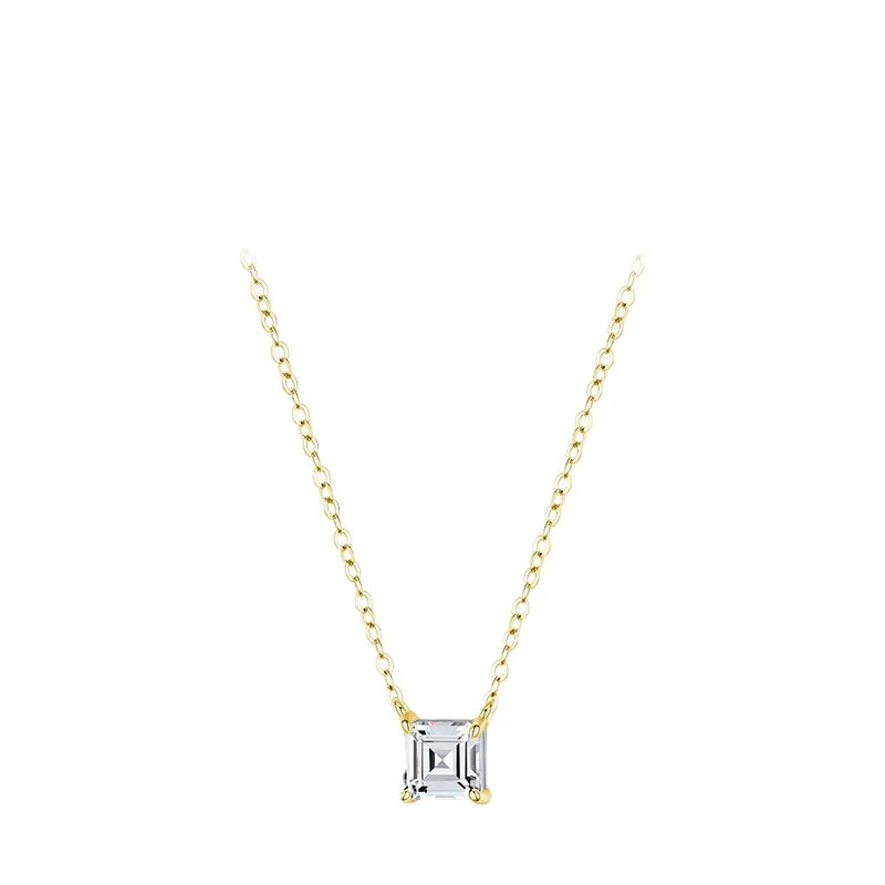 Everyday Genie Sterling Silver Zircon Necklace