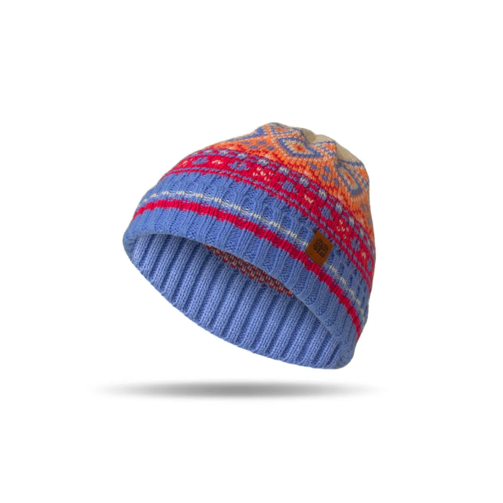 Fair Isle Beanie Hat - Kids