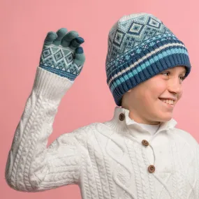 Fair Isle Beanie Hat - Kids