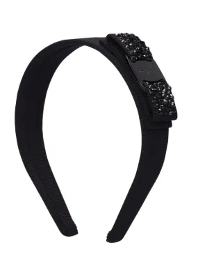 Ferragamo   Vara bow crystal tone-on-tone headband 