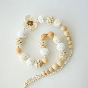 FrejaToys White Poppy Nursing Necklace