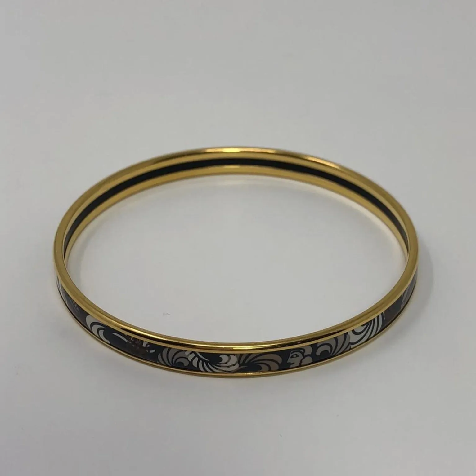 Frey Wille 14k Gold Bordered Bangle Ulta Magic Sphinx Bangle