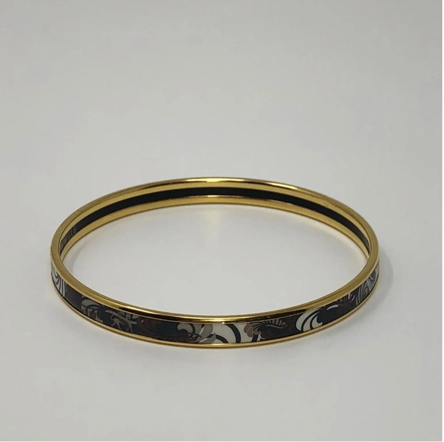 Frey Wille 14k Gold Bordered Bangle Ulta Magic Sphinx Bangle
