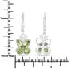 Gemstone Butterfly Earrings in Sterling Silver-Amethyst, Garnet, Peridot or Topaz
