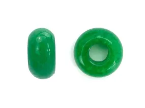 Green Aventurine Donut Jade Beads, Sku#BG79