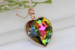 GREEN HEART NECKLACE