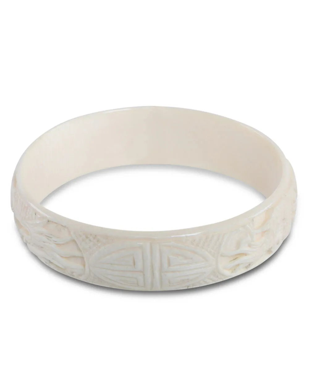Ivory Chinese Carving Bangle