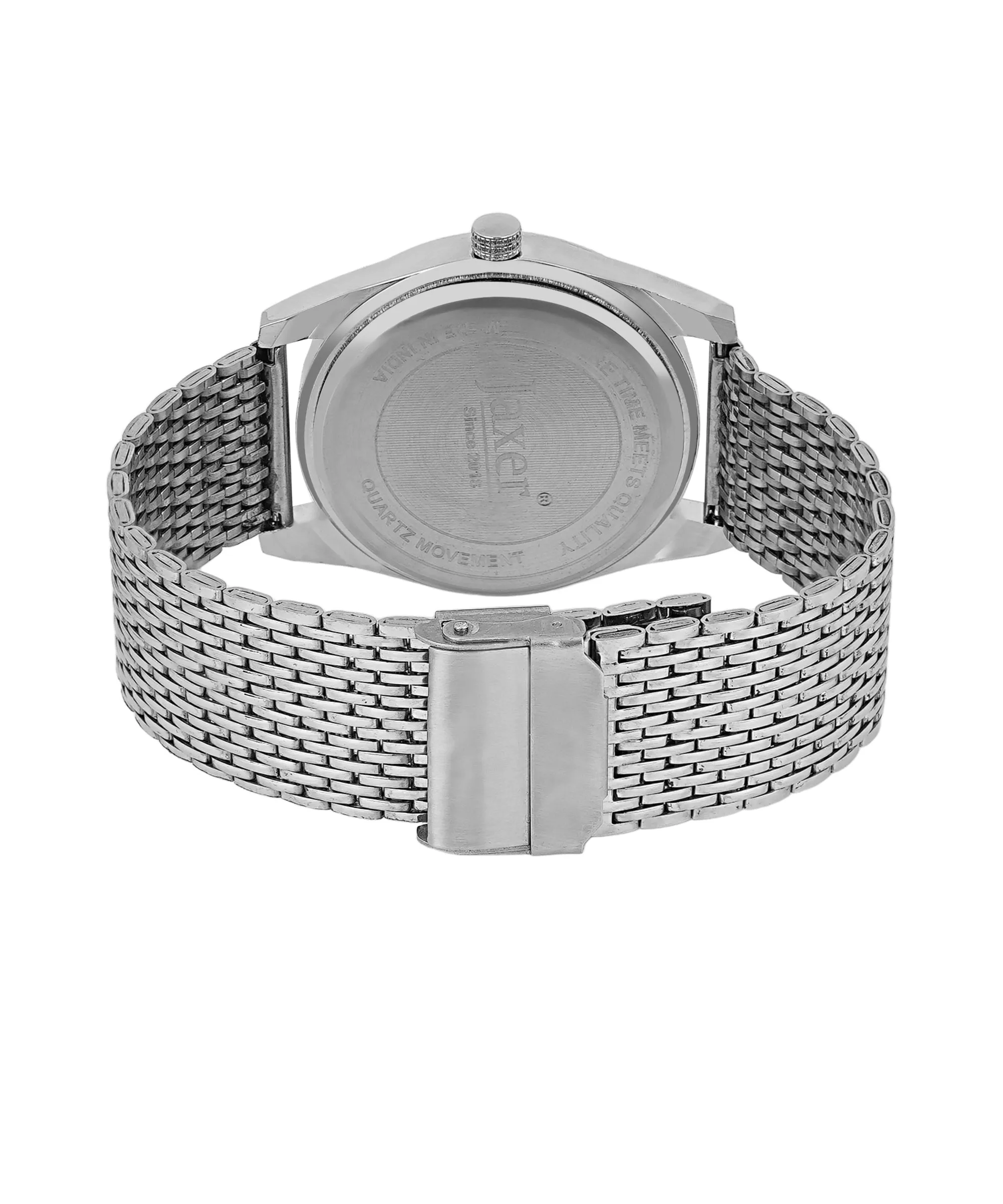 Jaxer Green Dial Steel Chain Analog Wrist Watch for Men - JXRM2193