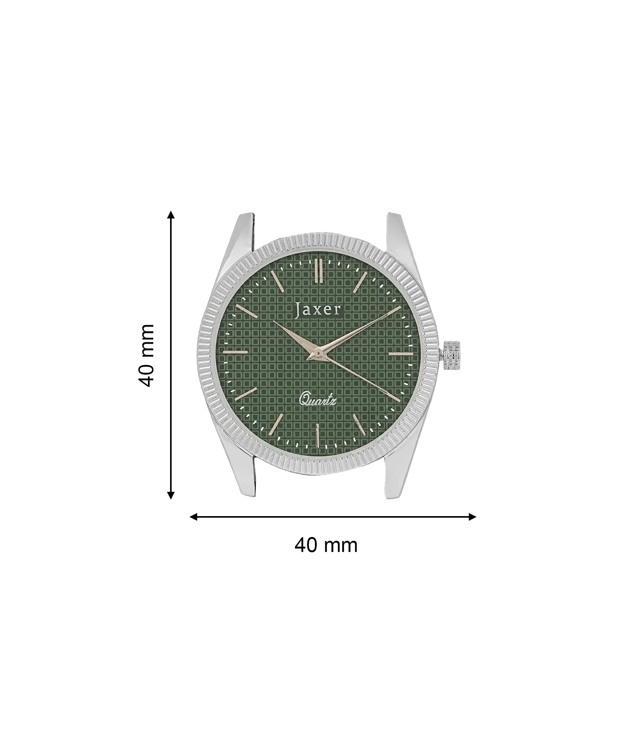 Jaxer Green Dial Steel Chain Analog Wrist Watch for Men - JXRM2193