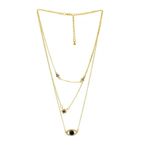 Joker & Witch Kaylee Evil Eye Layered Necklace For Women