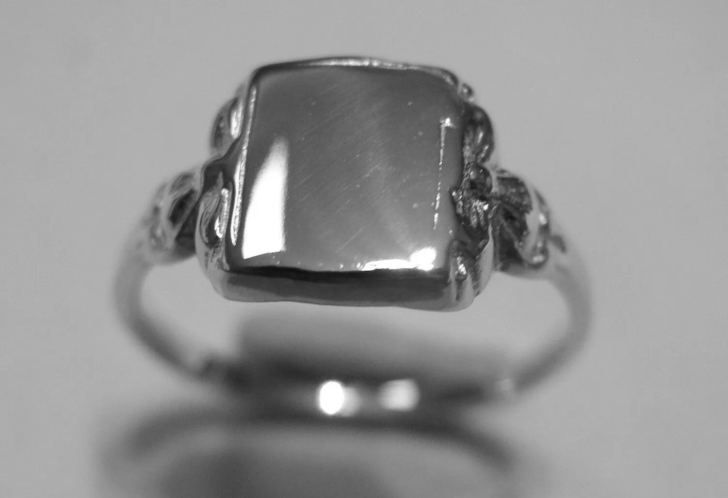 Kaedesigns, New Full Genuine Solid Sterling Silver 925 Signet Ring 266A In your ring size