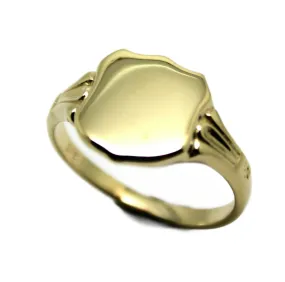 Kaedesigns, New Genuine New 9ct Solid Gold Large Signet Ring In Your Size 4553