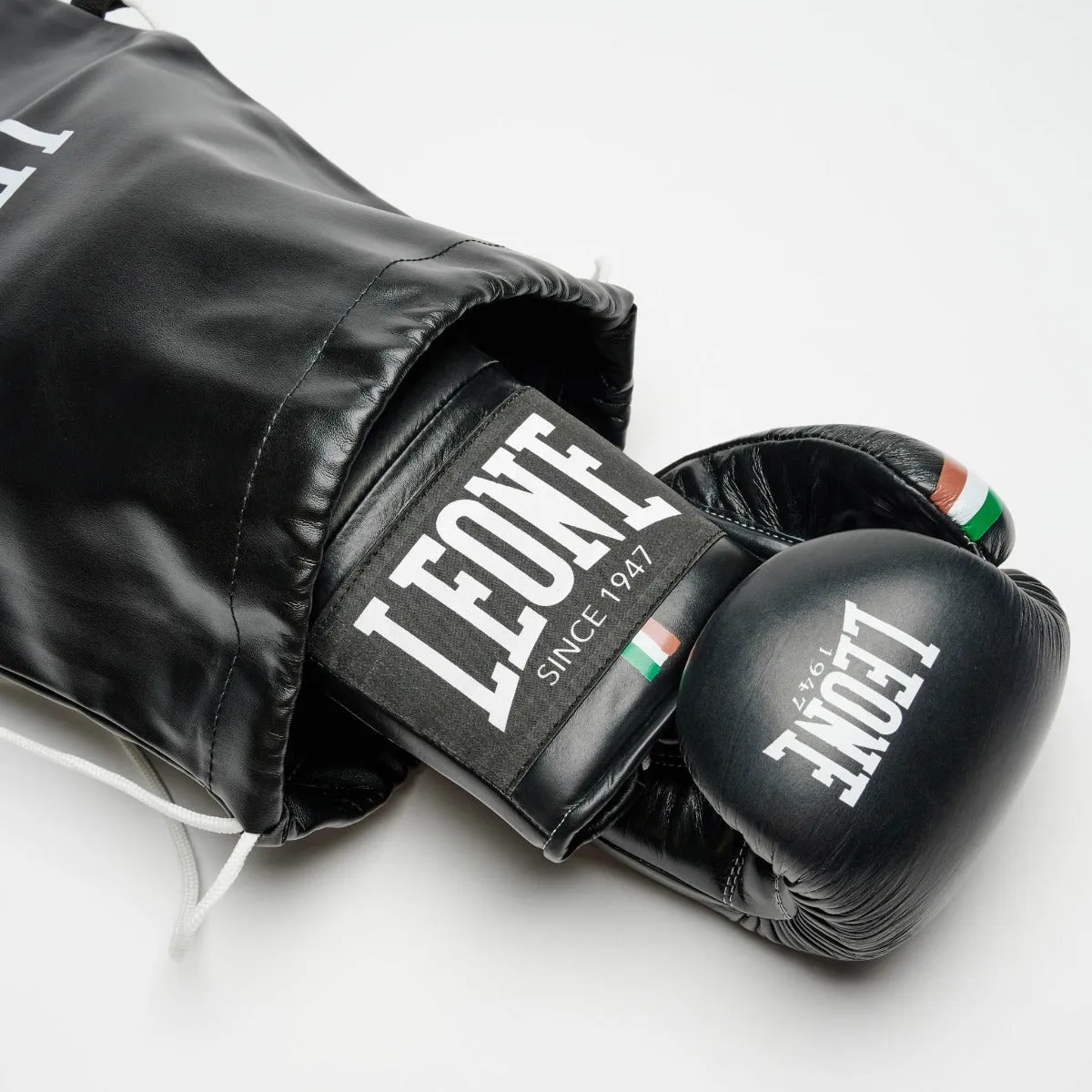 Leone Shock Plus Boxing Gloves Black
